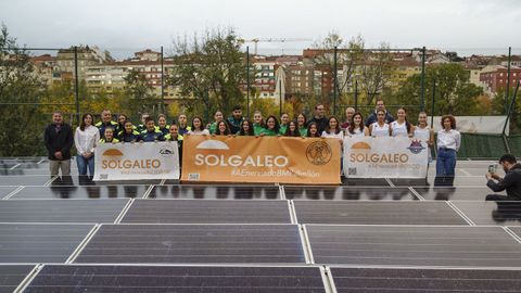 Presentacin de los equipos patrocinados por Solgaleo en Salesianos