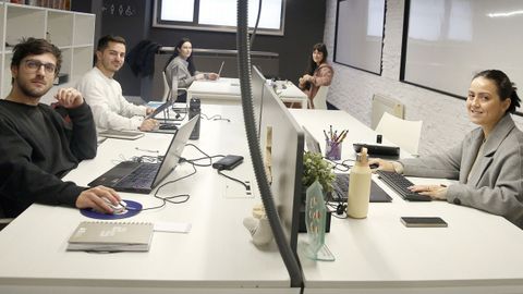 En el coworking de A Pobra hay actualmente 22 iniciativas en marcha