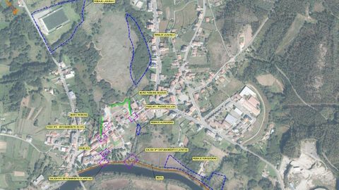 Proyecto de prevenci�n de inundaciones redactado por Augas de Galicia para el casco urbano de Ponteceso.