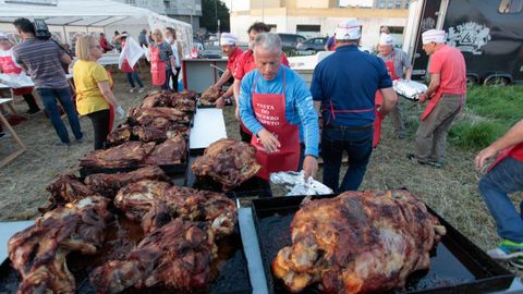 Celebraci�n del San Juan en el barrio de A Piringalla, en Lugo.