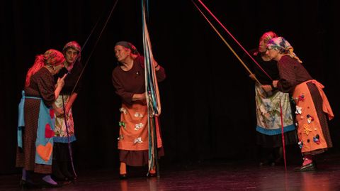 As Silvardeiras Teatro, durante o seu paso por Cee 
