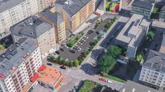 Propuesta de aparcamiento en la unin de la calle Primavera, el Carril das Hortas y el Carril das Flores