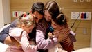 Asher pudo reunirse con su mujer y sus hijas, de dos y cinco a�os, liberadas por Ham�s el viernes