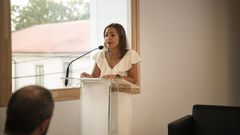 La conselleira do Mar, Marta Villaverde, inaugur la cita gastronmica