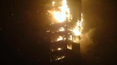 Las im�genes del incendio