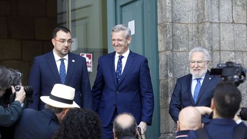 El presidente Rueda con su homlogo del Principado de Asturias, Adrin Barbn Rodrguez