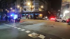 Un vehículo de Uber, implicado en un accidente con una moto en Juan Flórez