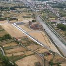 Vista a�rea de la plataforma y los terrenos del puerto seco