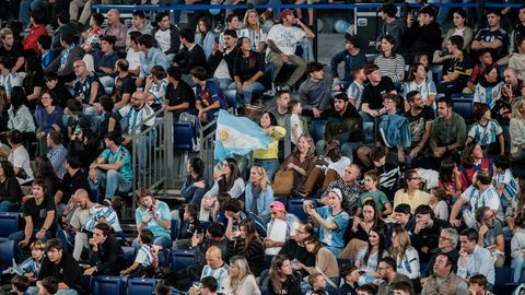 Acto de Leo Messi en el Palacio de los Deportes de Oviedo