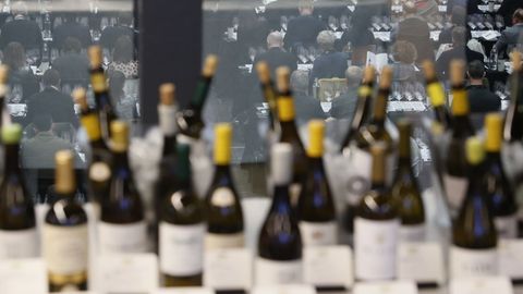 Catadores en un encuentro de prescriptores celebrado durante el Centenario de la de la denominaci�n de origen Rioja