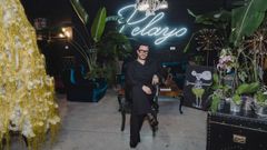 Isaac Pelayo, en su peluquería