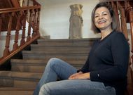 Ademais de guiar aos turistas, a t�cnica de Lousame imparte charlas sobre o xacemento.<span lang= es-es > </span>