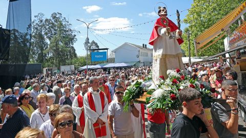 Cientos de devotos acudieron a la romer�a de San Ram�n de Bealo