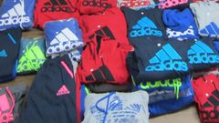 Imagen de ropa falsificada de otra operaci�n en la provincia