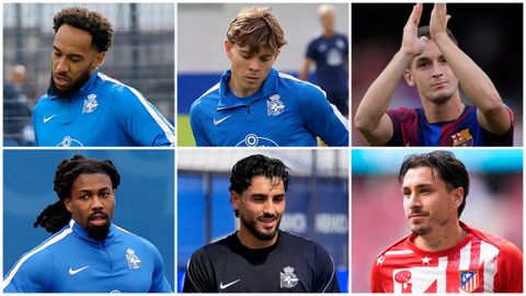 Aubameyang, Amatucci, Marc Casad�, Adama Traor�, Leo Rom�n y Jos� Mar�a Gim�nez, nuevos fichajes del Deportivo para la temporada 2026-2027.