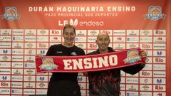 Yurkevichus y el segundo entrenador del Ensino, Diego Fern�ndez
