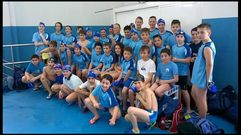 El equipo benjam�n del Nataci�n Ferrol logr� la liga gallega