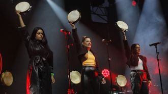 Concierto de Tanxugueiras en la playa de Riazor durante el Festival Noroeste del 2022