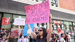 Imagen de la movilizaci�n contra el convenio celebrada el 23 de mayo en Madrid