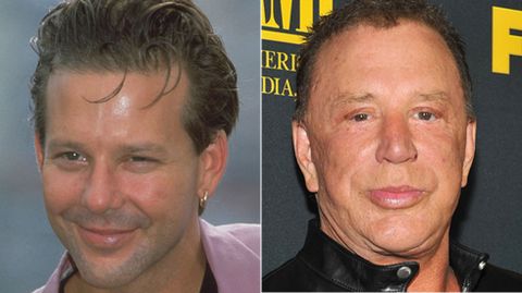 El actor y boxeador Mickey Rourke