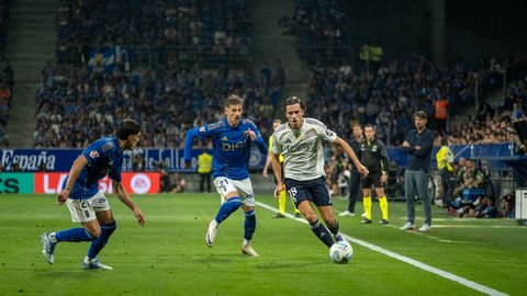 Las mejores im�genes del Real Oviedo ante el Real Madrid