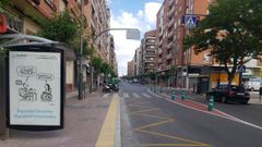 Vista de la calle Gonzalo de Berceo de Logro�o (La Rioja).