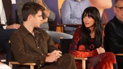 Aitana y Miguel Bernardeu durante el estreno de �La �ltima�.