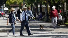 Imagen de los jardines de A Pobra, concello en el que se detectaron 44 positivos en las �ltimas dos semanas