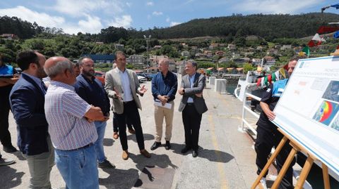 El conselleiro de Mar, Alfonso Villares, present este ao las obras de ampliacin del puerto de San Adrin de Cobres, en Vilaboa