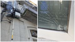 El ladr�n �Spiderman� de Vigo sub�a a las oficinas por las tuber�as y romp�a los cristales para acceder a los negocios.