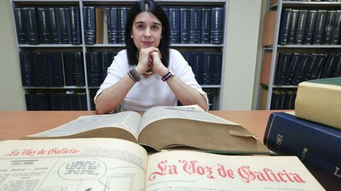 Olga Louzao, en el 2015, cuando se presentó como cabeza de lista de Ciudadanos al Concello de Lugo
