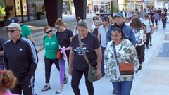 Andaina solidaria en favor de A Creba realizada en el 2025