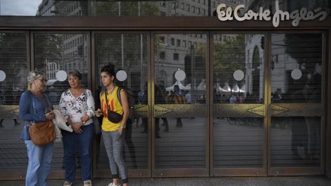 Huelga general en Catalu�a. Comercios cerrados