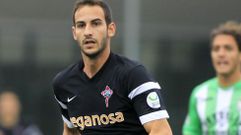 Jaume Vidal, durante un partido con el Racing de Ferrol
