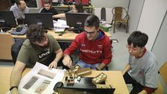 Imagen de archivo del pasado febrero en la escuela de dise�o Mestre Mateo de Santiago, en la especialidad de dise�o de producto
