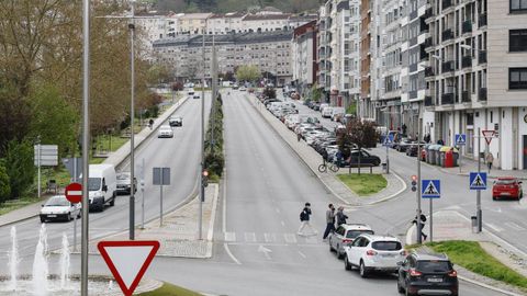 El programa Galicia Refuxio Clim�tico crear� un corredor verde en la avenida Otero Pedrayo, en Ourense.