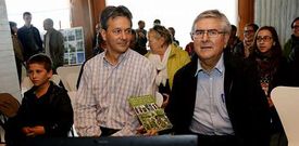 Jos� Mar�a Laredo y Xos� Mar�a Lema presentaron su publicaci�n sobre los cruceiros.