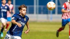 Sergio Neira, durante el ltimo Oviedo-Sporting de Divisin de Honor