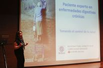 Ana Echarri Pi�do ayer, al inicio de una charla en la que se detall� una larga lista de recursos. 