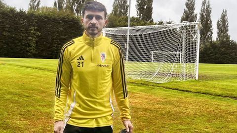 Antas, en un entrenamiento en el inicio de la 2024-25
