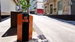 Recolector de aceite usado en Carballo.