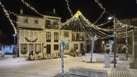 Decoracin e iluminacin navidea en Vilanova dos Infantes, Celanova.