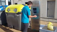 Contenedor inteligente desarrollado por TheCircularLab, el centro de innovaci�n de Ecoembes