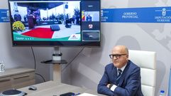 Jos� Manuel Baltar asisti� al acto de hermanamiento por videoconferencia