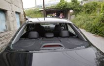 En A Calzada da Ponte hubo incidentes al hilo del partido y un coche sufri� da�os. 
