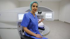 Victoria de Rojas en el Instituto de Oftalmolog�a