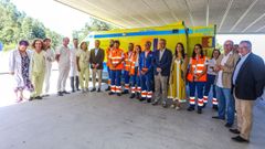 Presentaci�n de la nueva ambulancia medicalizada del Barbanza