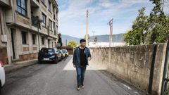 El alcalde, manu Lorenzo visitando la zona