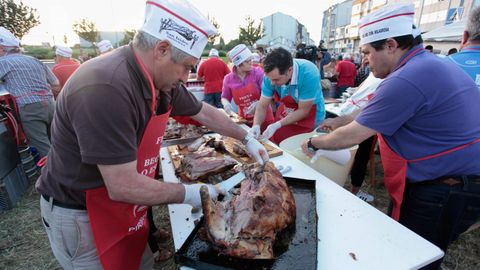 Celebraci�n del San Juan en el barrio de A Piringalla, en Lugo.