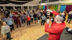 Baile para maiores en Carballo, en imaxe de arquivo